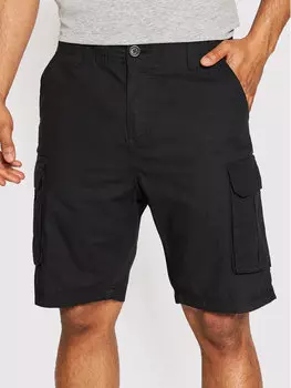 Тканевые шорты стандартного кроя Brave Soul, черный