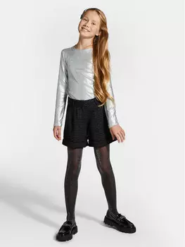 Тканевые шорты стандартного кроя Coccodrillo, черный