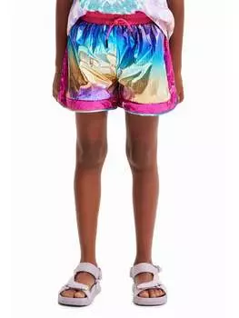 Тканевые шорты стандартного кроя Desigual, мультиколор
