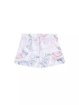 Тканевые шорты стандартного кроя Ea7 Emporio Armani, белый