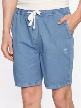 Тканевые шорты стандартного кроя Indicode, синий