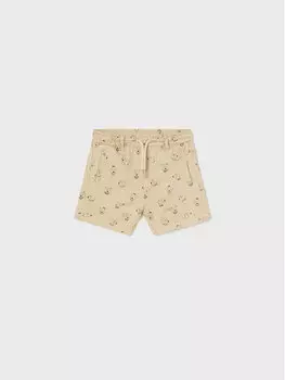 Тканевые шорты стандартного кроя Mayoral, бежевый