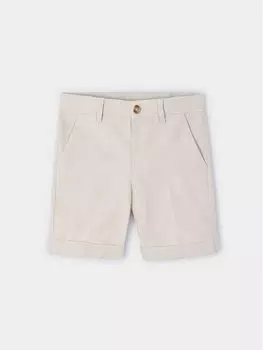 Тканевые шорты стандартного кроя Mayoral, бежевый