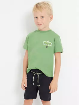 Тканевые шорты стандартного кроя Mayoral, черный