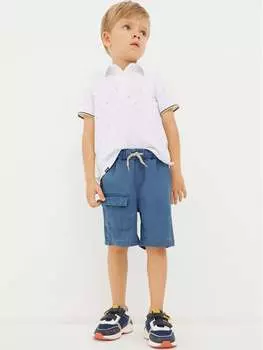 Тканевые шорты стандартного кроя Mayoral, синий