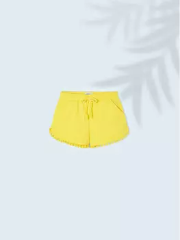 Тканевые шорты стандартного кроя Mayoral, желтый