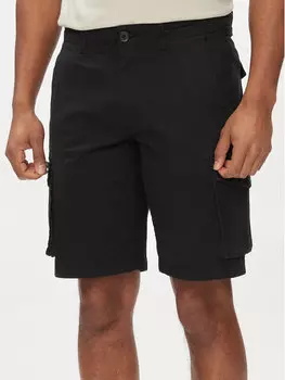 Тканевые шорты стандартного кроя Only & Sons, черный
