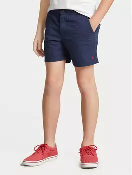 Тканевые шорты стандартного кроя Polo Ralph Lauren, синий