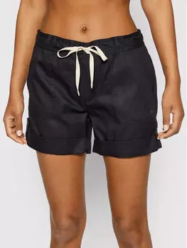 Тканевые шорты стандартного кроя Roxy, черный