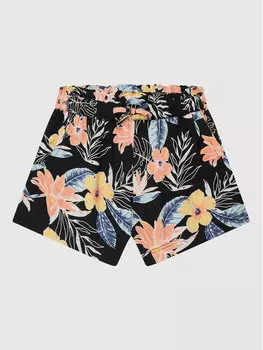 Тканевые шорты стандартного кроя Roxy, черный