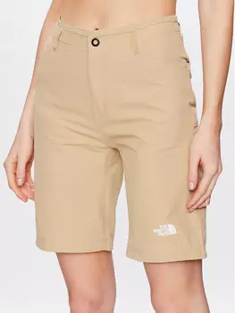 Тканевые шорты стандартного кроя The North Face, бежевый