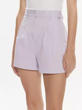 Тканевые шорты стандартного кроя Tommy Jeans, фиолетовый
