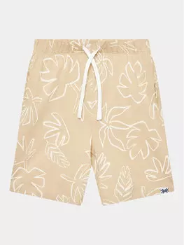 Тканевые шорты стандартного кроя United Colors Of Benetton, бежевый