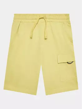 Тканевые шорты стандартного кроя United Colors Of Benetton, желтый