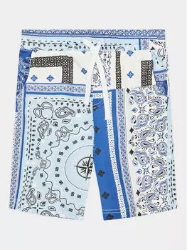 Тканевые шорты стандартного кроя United Colors Of Benetton, синий