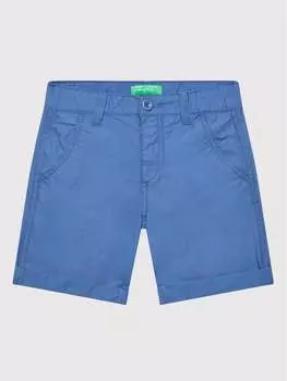 Тканевые шорты стандартного кроя United Colors Of Benetton, синий