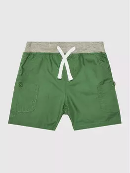 Тканевые шорты стандартного кроя United Colors Of Benetton, зеленый