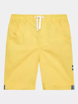 Тканевые шорты стандартного кроя United Colors Of Benetton, желтый