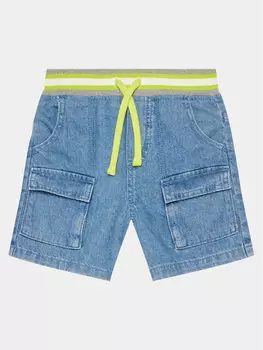 Тканевые шорты стандартного кроя United Colors Of Benetton, синий