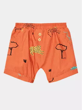 Тканевые шорты стандартного кроя United Colors Of Benetton, оранжевый