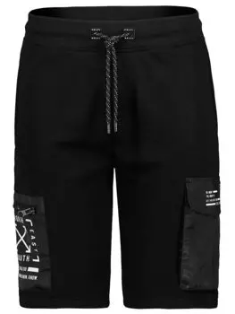 Тканевые шорты Sublevel, черный