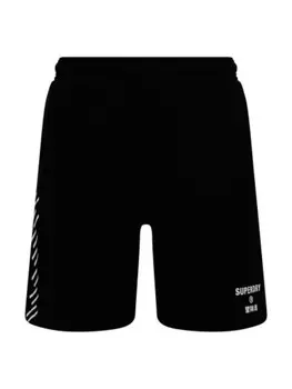 Тканевые шорты Superdry Sportshorts, черный