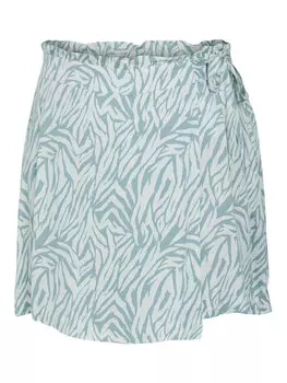 Тканевые шорты свободного кроя Evoked Vila, зеленый