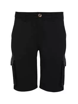 Тканевые шорты Threadbare, черный