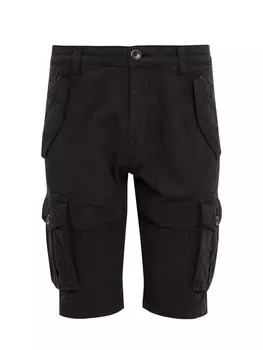 Тканевые шорты Threadbare, черный