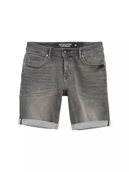 Тканевые шорты Tom Tailor, цвет used light stone grey denim