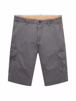Тканевые шорты Tom Tailor, серый