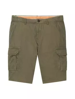 Тканевые шорты Tom Tailor Short, цвет olive diamond structure