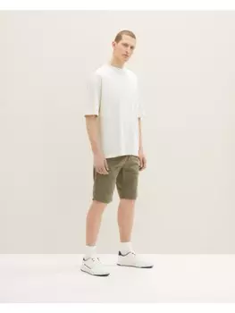 Тканевые шорты Tom Tailor, зеленый