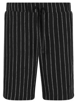 Тканевые шорты Urban Classics, цвет black/offwhite