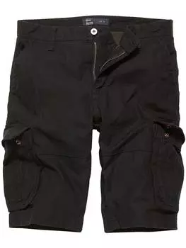 Тканевые шорты Vintage Industries, черный