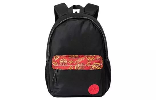 Тканевый рюкзак Anta Life Collection, стандартный, унисекс, базовый, черный/насыщенный красный