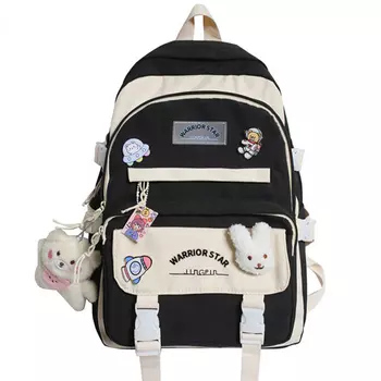 Тканевый рюкзак Warrior унисекс, черный