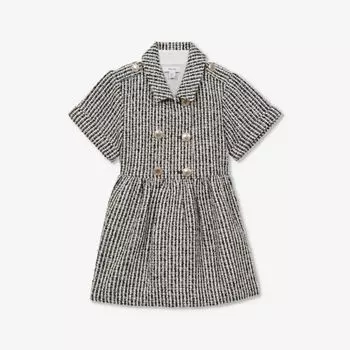 Тканое мини-платье Junip в полоску 9-14 лет Reiss, мультиколор