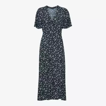 Тканое платье миди Daisy с графичным принтом Whistles, мультиколор