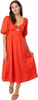 Тканое платье миди Lovers Lane Billabong, цвет Rad Red