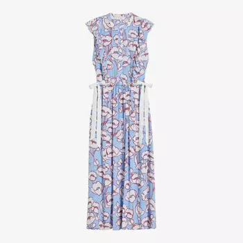 Тканое платье миди Tindraa Ted Baker, синий
