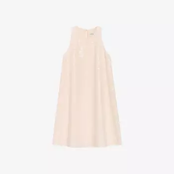 Тканое платье мини с пайетками Claudie Pierlot, цвет naturels
