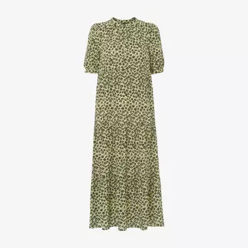 Тканое платье-трапеция Buttercup с цветочным принтом Whistles, желтый