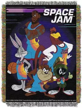 Тканое покрывало с гобеленом TheNorthwest Space Jam 2 Jam Ready
