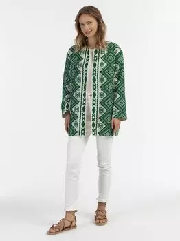 Тканое полупальто Izia, белый