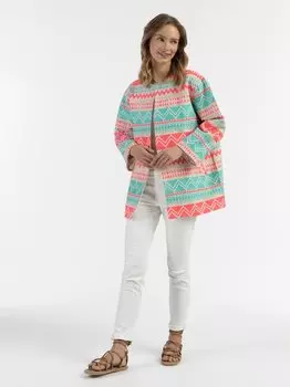 Тканое полупальто Izia, розовый