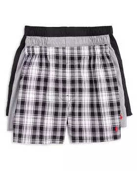 Тканые боксеры классической посадки, упаковка из 3 шт. Polo Ralph Lauren