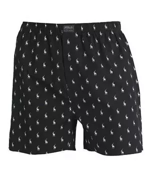 Тканые боксеры Polo Ralph Lauren Polo Player, черный