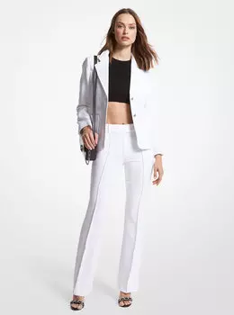 Тканые брюки Bootcut Michael Kors, белый