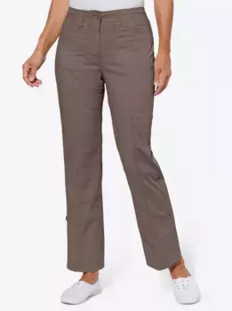 Тканые брюки Classic Basics, коричневый